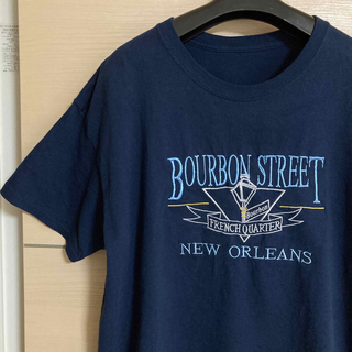 ビンテージ 刺繍ロゴ New Orleans  スーベニア Tシャツ (Tシャツ/カットソー(半袖/袖なし))