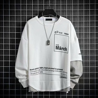 【残３】メンズ　長袖　Tシャツ　グレー　XL　ストリート系　ダンス　韓国(スウェット)