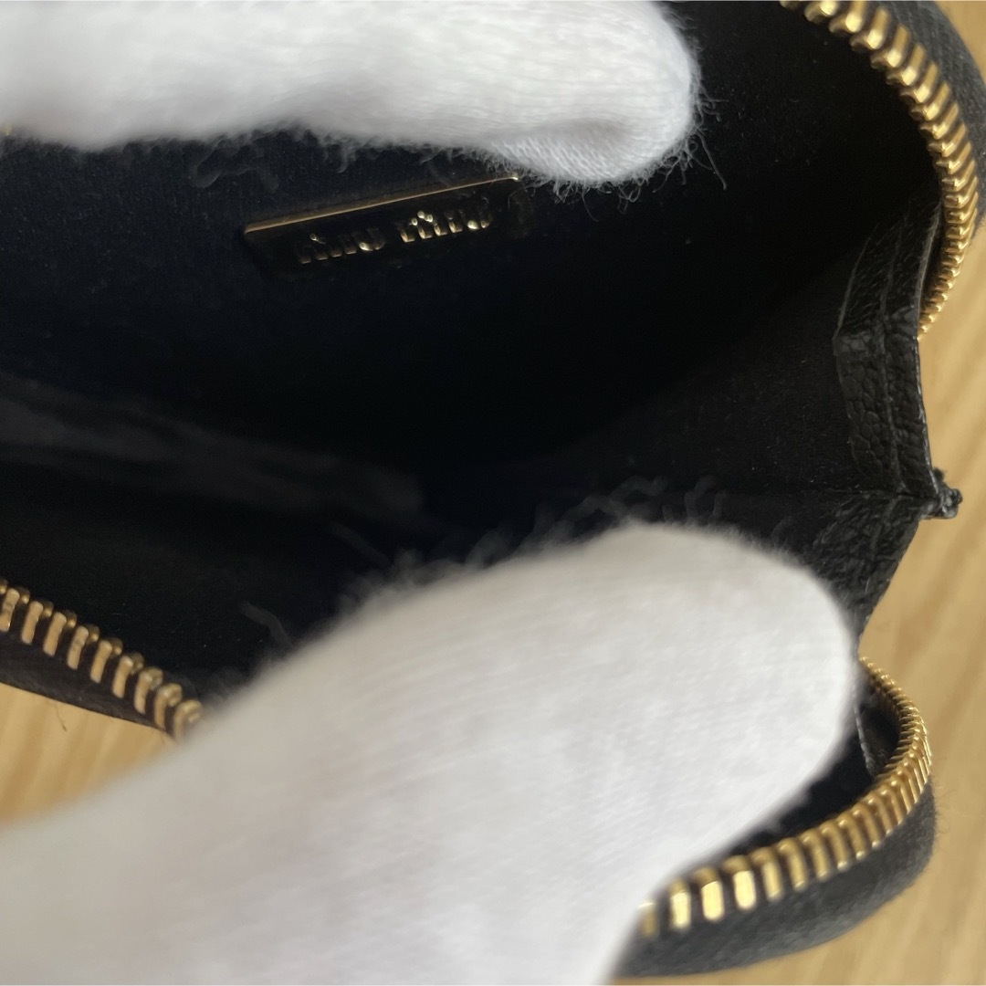 MIU MIU - 美品 miumiuミュウミュウ ハートコインケース 小銭 MIU MIU - 美品 miumiuミュウミュウ ハートコインケース 小銭
