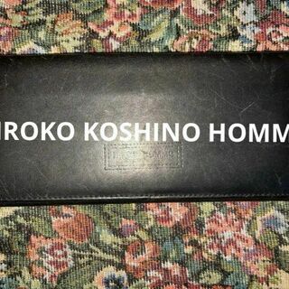 ヒロココシノ(HIROKO KOSHINO)のHIROKO KOSHINO HOMME × スバル コラボ 長財布 ブラック(長財布)