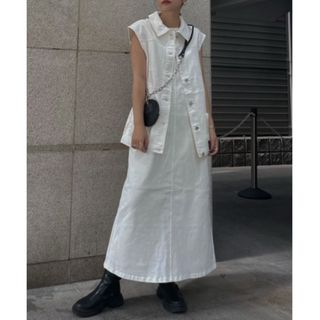 アメリヴィンテージ(Ameri VINTAGE)の美品　VEST SET DENIM DRESS(セット/コーデ)