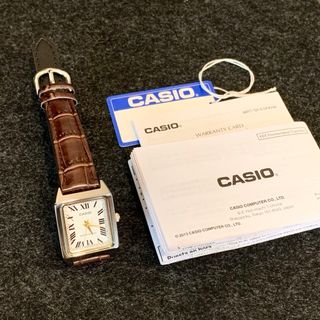 カシオ(CASIO)のCASIO LTP-V007 レディース スクエア アナログ 腕時計 タンク(腕時計)