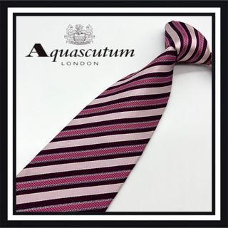 アクアスキュータム(AQUA SCUTUM)の【高級ブランド】Aquascutum アクアスキュータム ネクタイ(ネクタイ)