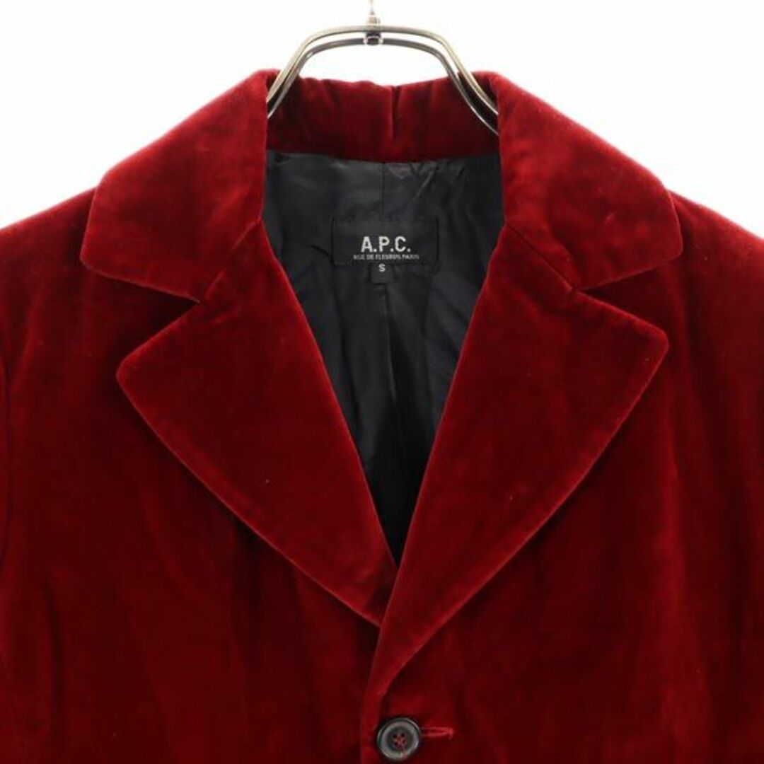 A.P.C - アーペーセー フランス製 ベロア ベロア テーラード A.P.C - アーペーセー フランス製 ベロア ベロア テーラード