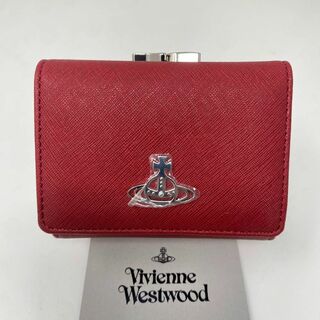 ヴィヴィアンウエストウッド(Vivienne Westwood)の✨先着1点限り✨Vivienne Westwood 三つ折り財布 赤 がま口(財布)