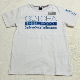 ガッチャ(GOTCHA)のメンズ Tシャツ　gotcha サイズS  ホワイト(Tシャツ/カットソー(半袖/袖なし))