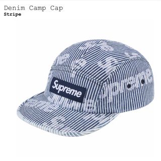 シュプリーム(Supreme)のSupreme Denim Camp Cap Stripe(キャップ)