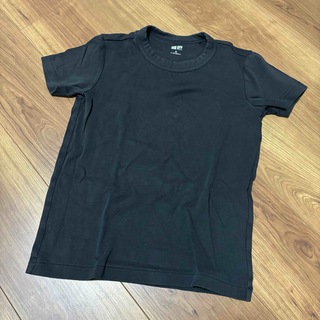 UNIQLO - ユニクロ　UNIQLO U クルーネックTシャツ　ブラック　Sサイズ