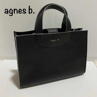 アニエスベー(agnes b.)のアニエスべー ショルダーバッグ ハンドバッグ 2way ブラック(ハンドバッグ)