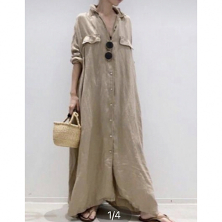 REMI RELIEF MAXI シャツワンピース
