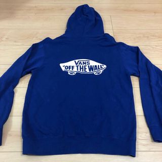 VANS - バンズ　vans VANS パーカー　青色　ブルー　Lサイズ