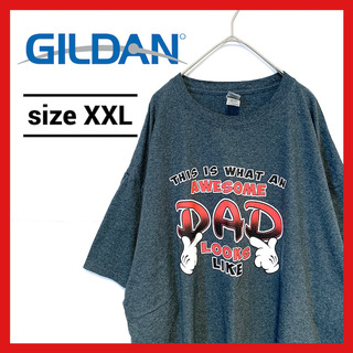 GILDAN - 90s 古着 ギルダン Tシャツ ミッキー ディズニー ゆるダボ XXL 