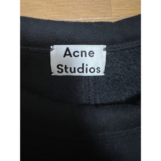 アクネストゥディオズ(Acne Studios)のacnestudios アクネストュディオス　トレーナー　ブラック(スウェット)