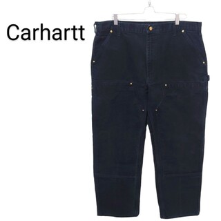 【Carhartt】ダブルニー ブラック ダックペインターパンツ  A-1977