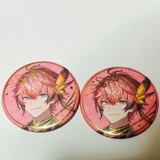にじさんじ　妖怪万化　ランダム和紙缶バッジ　赤城ウェン(キャラクターグッズ)