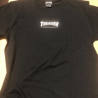 スラッシャー(THRASHER)のTHRASHER スラッシャー Tシャツ ブラック 美品　メンズ Mサイズ(Tシャツ/カットソー(半袖/袖なし))