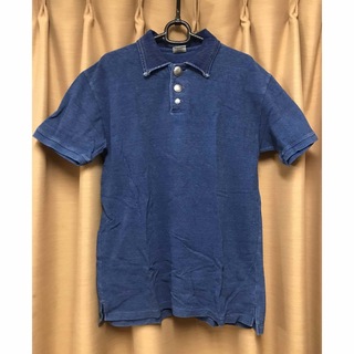 キャピタル(KAPITAL)のKAPITAL シルバーコンチョ  インディゴ ポロシャツ キャピタル XL(ポロシャツ)
