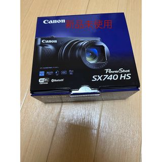 キヤノン(Canon)のCanon キャノン　sx740 hs 黒　デジカメ　新品未使用(コンパクトデジタルカメラ)