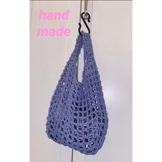 【hand made】フィッシュネットコットンバッグ／送料込♡(ショルダーバッグ)