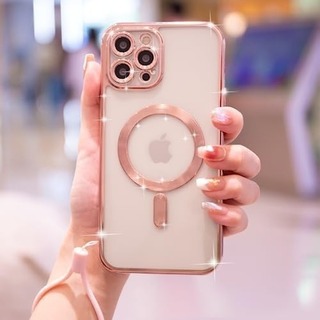 【人気商品】 iPhone14ケース　黄変防止　耐衝撃　ワイヤレス充電　かわいい(iPhoneケース)