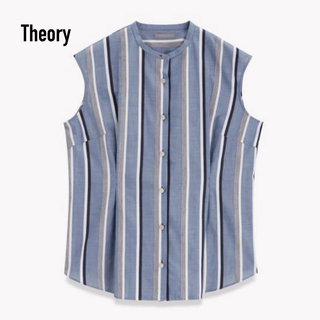 Theory luxe - 【美品】Theory Luxe 22ss ストライプ　ノースリーブ　ブラウス