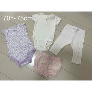 ベビーギャップ(babyGAP)のBabyGap H&M ロンパース　パンツ　70〜75cm まとめ売り(ロンパース)