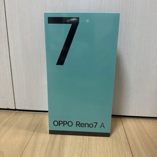 オッポ(OPPO)の［新品］OPPO Reno7 A スターリーブラック 128 GB SIMフリー(スマートフォン本体)
