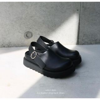 トゥデイフル(TODAYFUL)の新品 aere "eco leather sling back shoes"(ミュール)