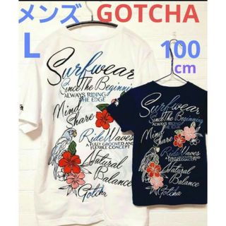 GOTCHA ガッチャ メンズ Lサイズ キッズ 100 Tシャツ 親子コーデ
