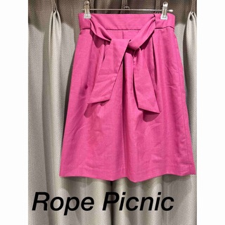 ロペピクニック(Rope' Picnic)のRope Picnic ロペピクニック  フレアスカート　36サイズ　ピンク(ひざ丈スカート)
