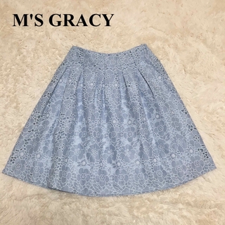M'S GRACY - エムズグレイシー　スカート  レース　花柄
