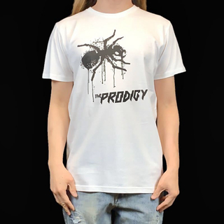 新品 プロディジー PRODIGY アリ テクノ ロック バンド ロゴ Tシャツ(Tシャツ/カットソー(半袖/袖なし))