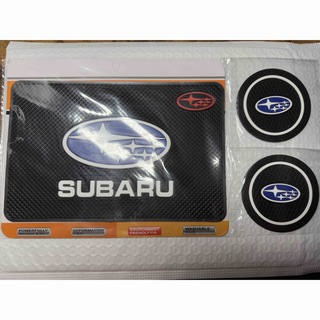 スバル - スバル　SUBARU  3点セット　ダッシュボードマット　ドリンクマット