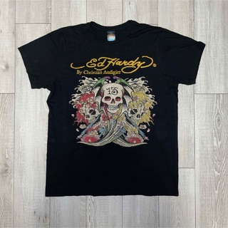 エドハーディー(Ed Hardy)のed hardy Y2K 00s archive スカル スワロフスキーTシャツ(Tシャツ/カットソー(半袖/袖なし))