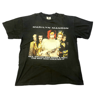 Marilyn Manson 1999 ROCK IS DEAD TOUR(Tシャツ/カットソー(半袖/袖なし))