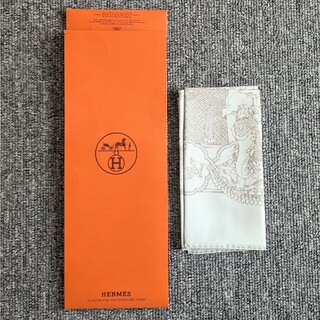 エルメス(Hermes)の新品同様 Hermes エルメス シルク スカーフ カレ90 マハラジャ ブルー(バンダナ/スカーフ)