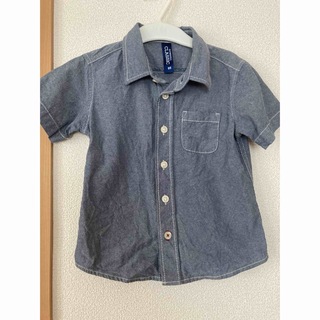 ニシマツヤ(西松屋)の半袖デニム風シャツ95(Tシャツ/カットソー)