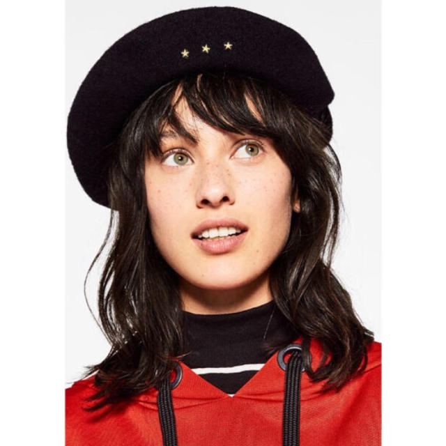 ZARA(ザラ)のZARA カーデ&ベレー セット販売♥️ レディースの帽子(ハンチング/ベレー帽)の商品写真