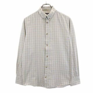 アーペーセー(A.P.C)のアーペーセー フランス製 チェック柄 長袖 ボタンダウンシャツ XS A.P.C. メンズ(シャツ)