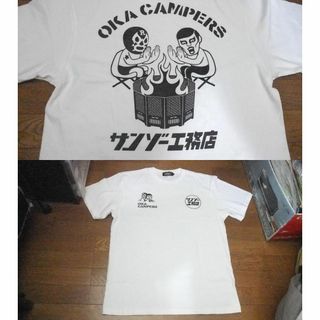 パンクドランカーズ(PUNK DRUNKERS)のコラボTシャツXXL未使用 丘キャンパーズ サンゾー工務店 パンクドランカーズ(Tシャツ/カットソー(半袖/袖なし))