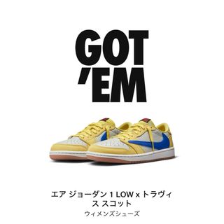 NIKE AJ 1 LOW x Travis Scott 27.5cm新品未使用