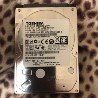 トウシバ(東芝)のTOSHIBA 東芝 MQ01ABD100 1TB HDD(PCパーツ)