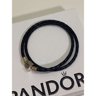 PANDORA - パンドラダブルレザーブレスレット