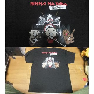 パンクドランカーズ(PUNK DRUNKERS)のM 未使用 punkdrunkers サンリオ みんなのたあ坊 Tシャツ 黒(Tシャツ/カットソー(半袖/袖なし))