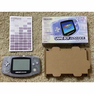 Nintendo ゲームボーイアドバンス　クリア　AGB-001 32bit