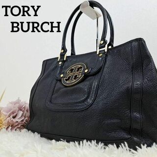 トリーバーチ(Tory Burch)のTORY BURCH　トリーバーチ　トートバッグ　ゴールド金具　ブラック　黒(トートバッグ)