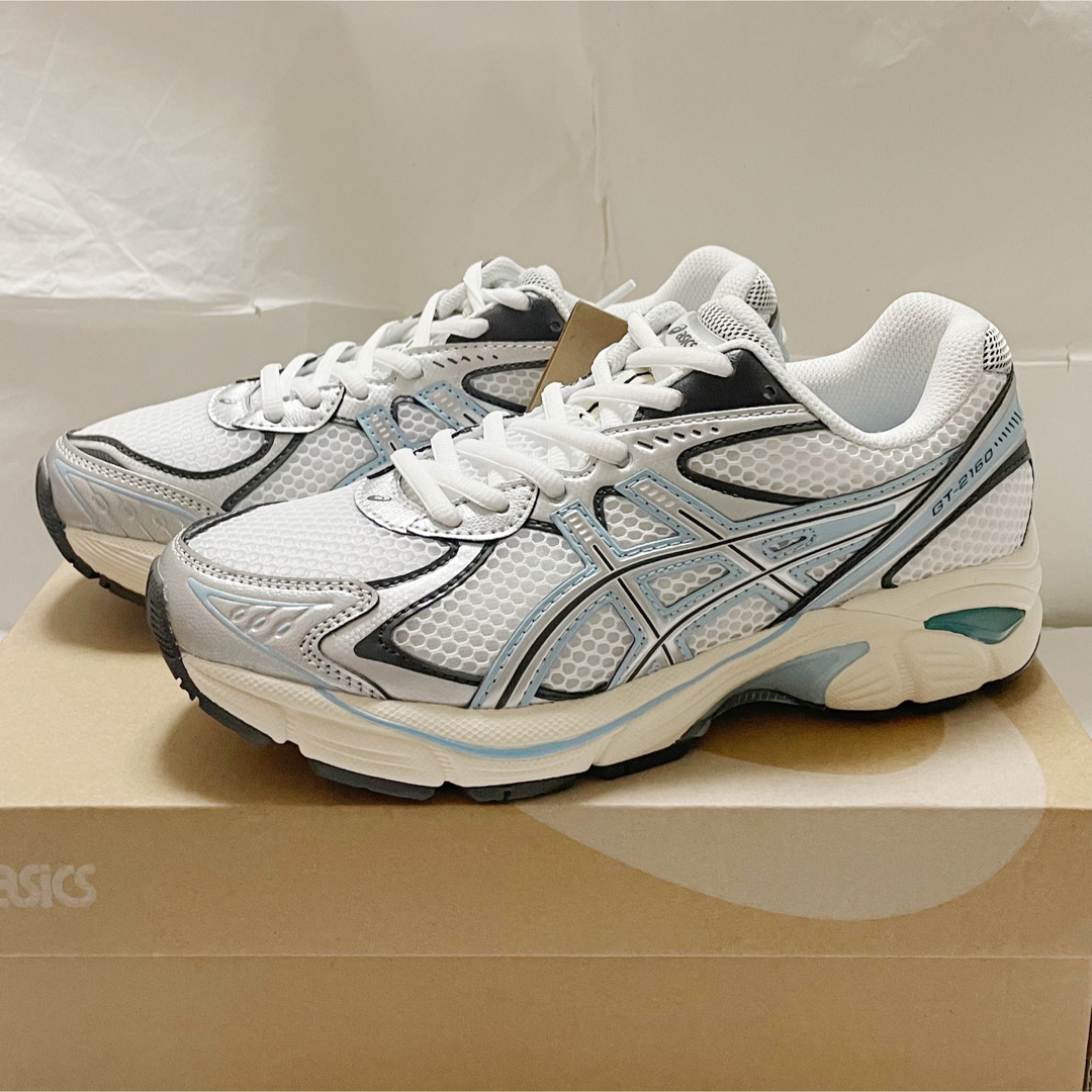 asics - Asics GT-2160 White/Pure Silver アシックス 水色の asics - Asics GT-2160 White/Pure Silver アシックス 水色の