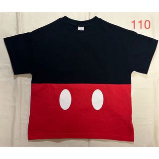 フタフタ(futafuta)のfutafuta ミッキー  なりきり　半袖　Tシャツ　110(Tシャツ/カットソー)