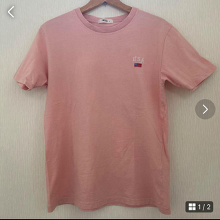 ウィゴー(WEGO)のWEGO  tシャツ  M  ピンク(Tシャツ(半袖/袖なし))