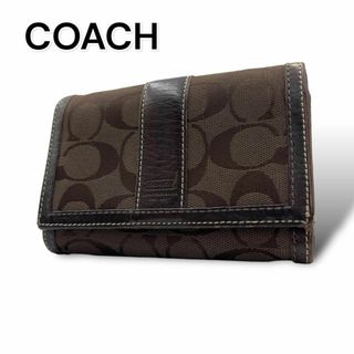 コーチ(COACH)のコーチ　シグネチャー　財布　ブラウン　A497(財布)